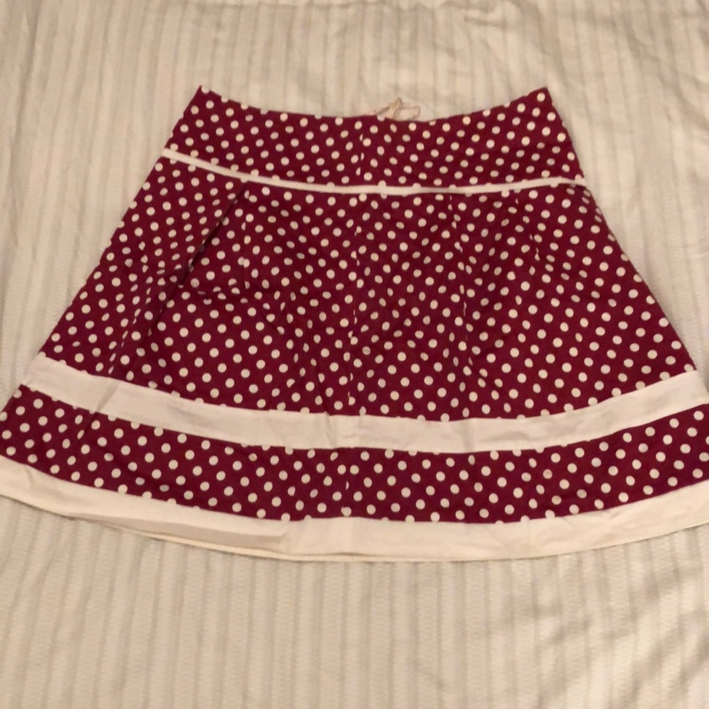 Fun poka dot skirt